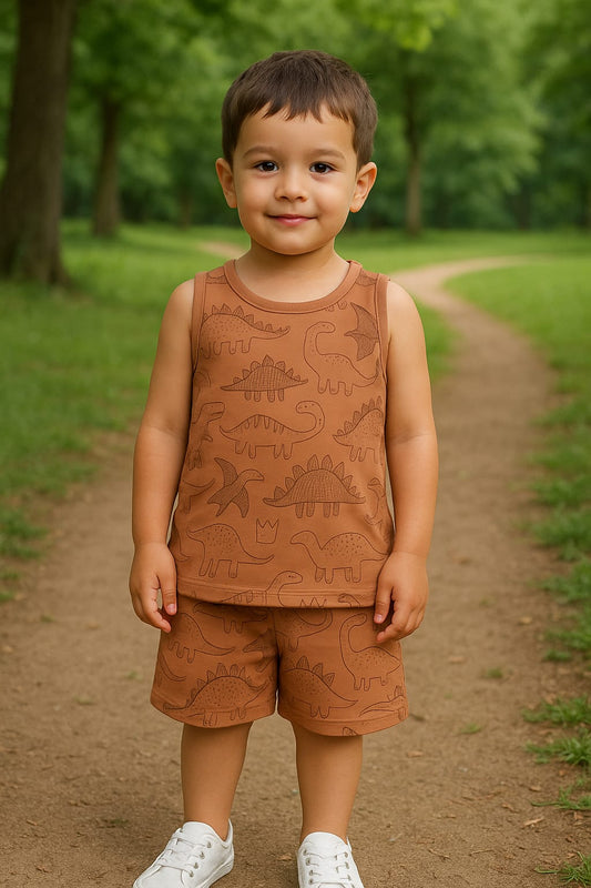 Baby/boy new printed style casual wear - #SS-102