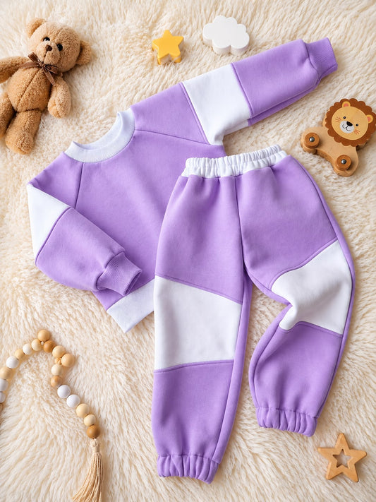 Baby Boy Comfy Active Winter Set - Purple