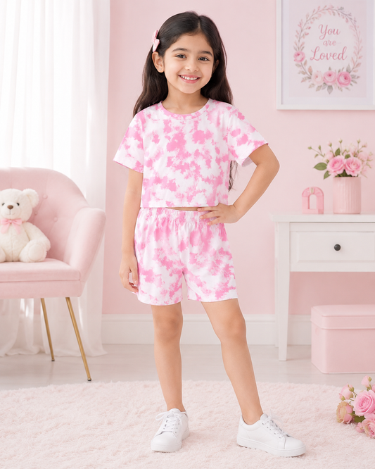 Baby Girl Pink Cloud Lounge Set