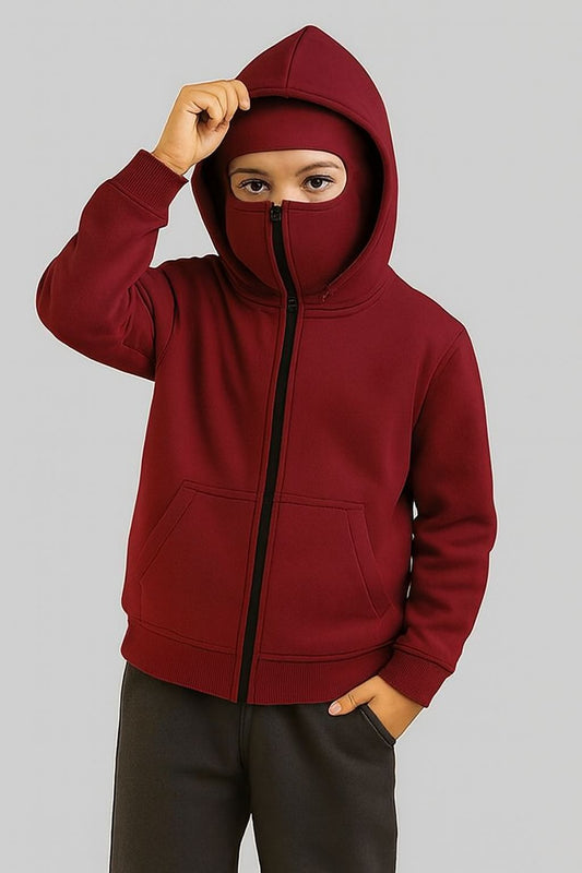 Baby/boy Star Kids Zip-Up Hoodie - Maroon
