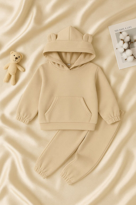 Baby/boy winter new style beige color tracksuit - W2025-009