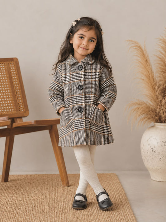 Baby Girl Vintage Winter Coat