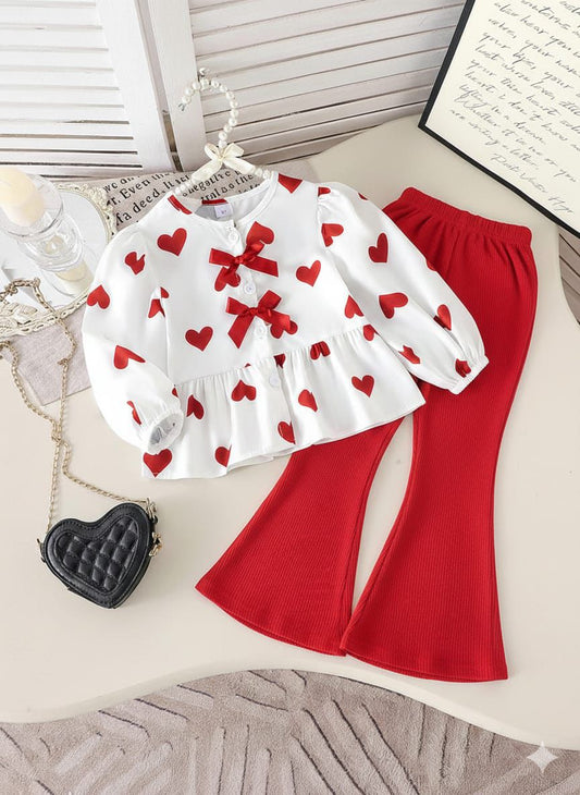 Baby Girl Sweetheart Charm Co-Ord Set - #177