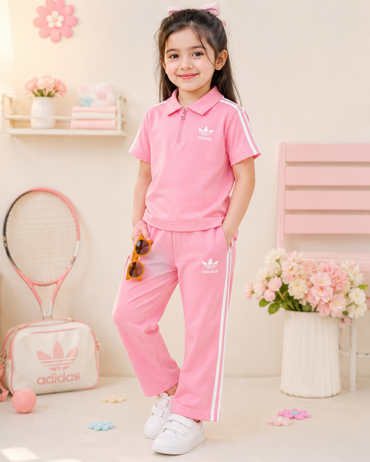Baby Girl Active Wear Set - Pink