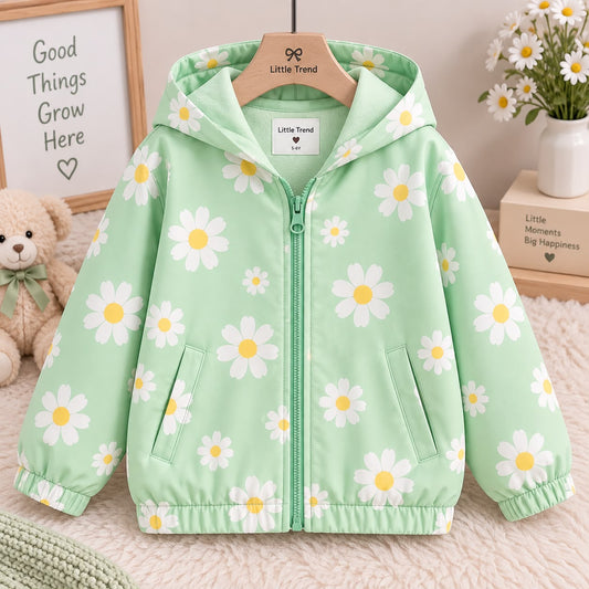 Baby Girl Daisy Delight Hooded Jacket - J-900